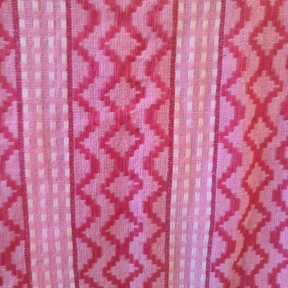 Pitusa Zig Zag Midi Asymmetrical Pink Wrap Skirt Standard NWT - Picture 5 of 9